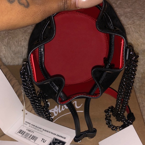 Christian Louboutin Marie Jane suedestrass - Picture 14 of 16